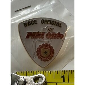 VTG SCCA Race Official Mid-Ohio Ohio Valley Region Enamel Lapel Pin Gold Tone